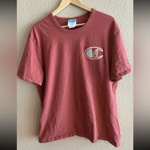 Champion Red Short Sleeve Tee